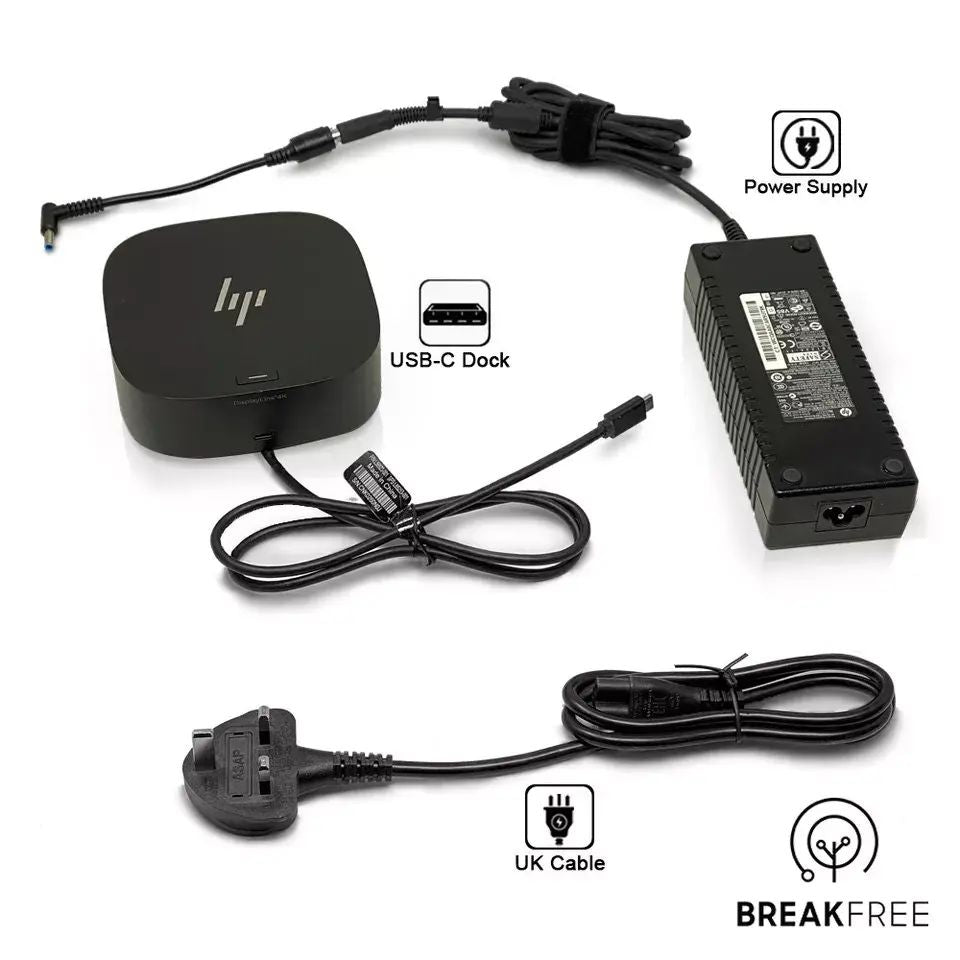 HP Dock G2 Docking Station USB-C HDMI DisplayPort L61608-001