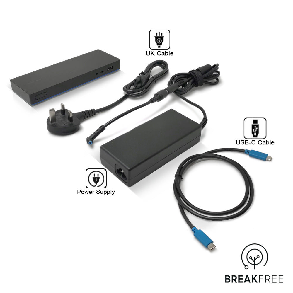 HP Elite USB-C Dock G3 937393-001 Thunderbolt 3 Docking Station