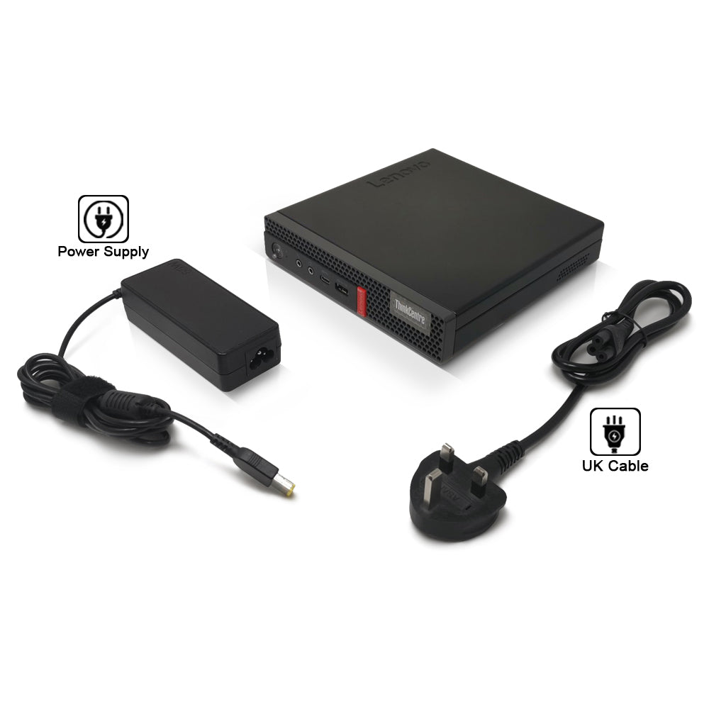 Lenovo ThinkCentre M720q Tiny PC i7 8700T 4GHz 32GB RAM 500GB SSD HDMI DP