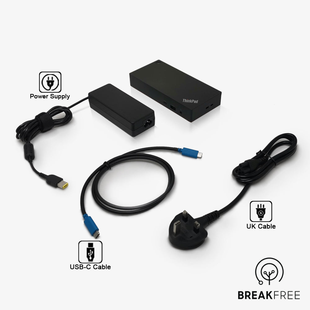 Lenovo 40AY0090UK Dock USB-C Docking Station