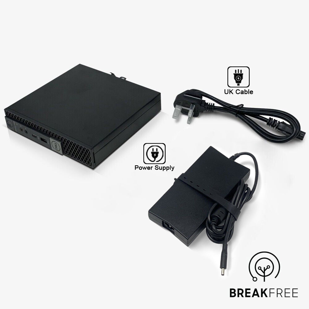 Dell OptiPlex 7060 Micro Mini PC i5 8500 4.1GHz 16GB RAM 256GB SSD