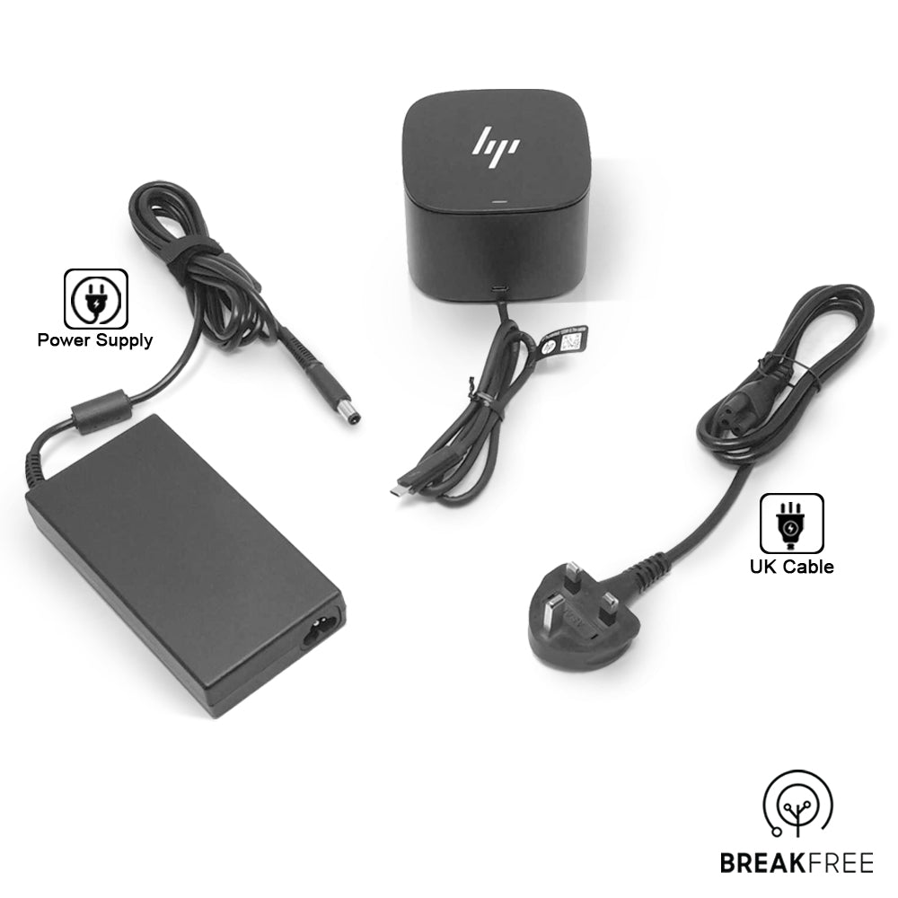 HP HSN-IX01 G2 Docking Station USB-C Thunderbolt 135W Dock L15813-002