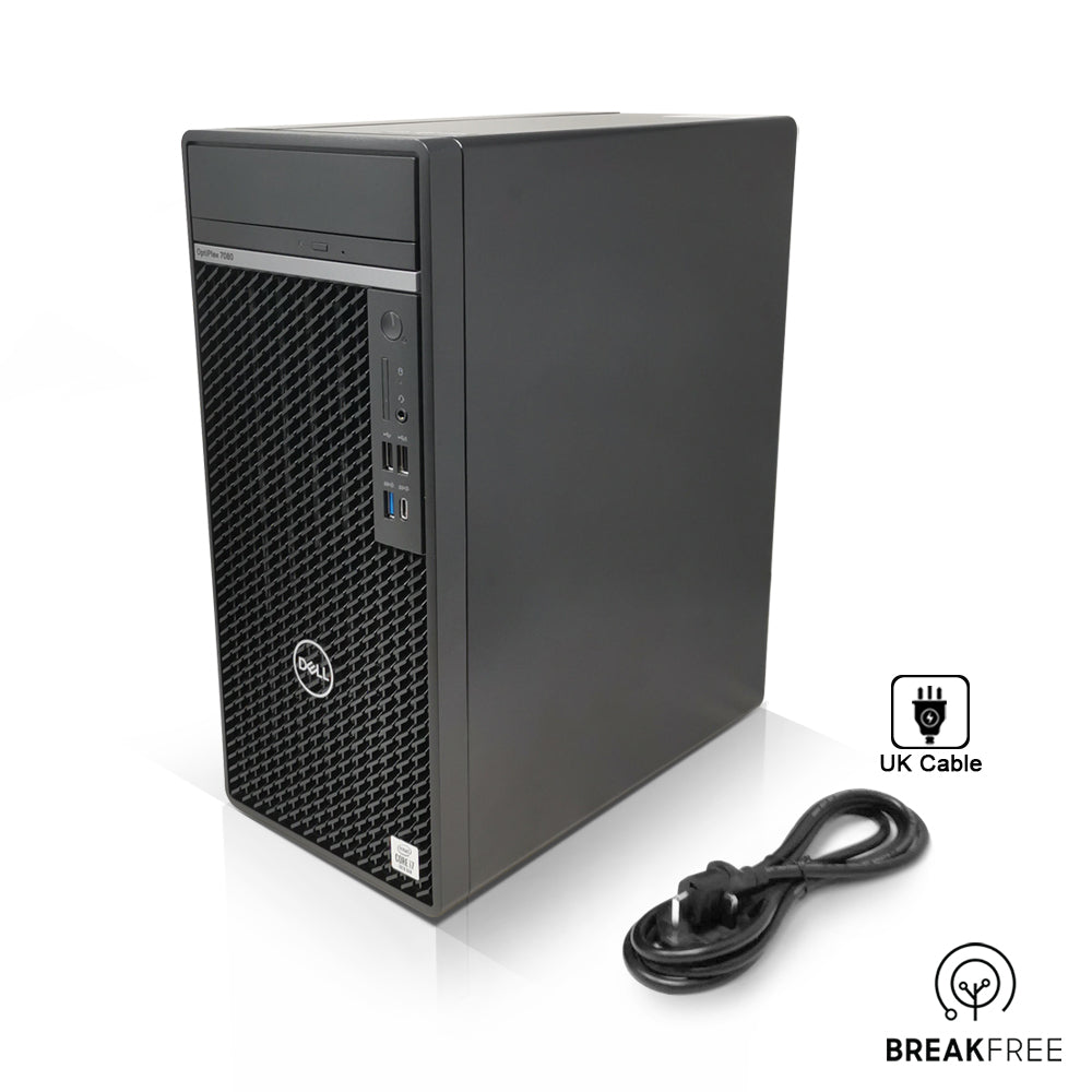 Dell OptiPlex 7080 Tower PC i7 10700 4.8GHz 16GB RAM 500GB SSD