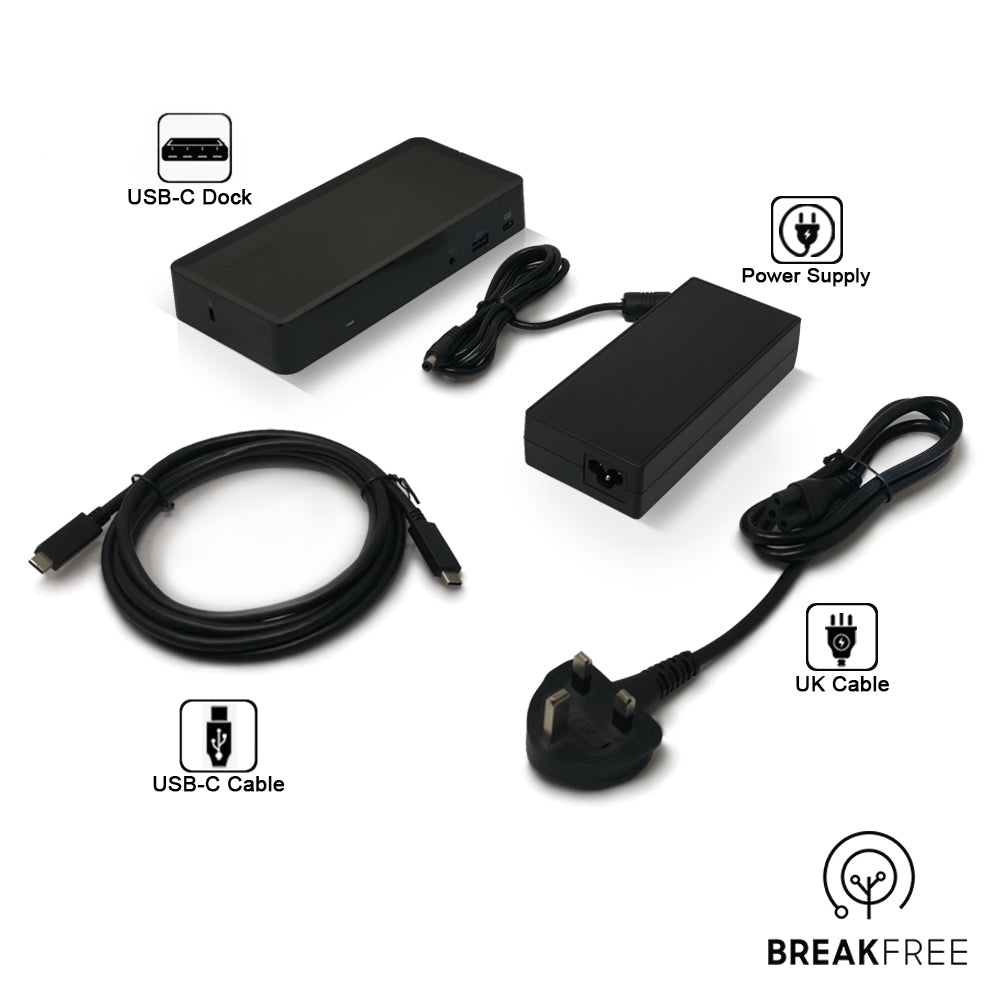 Kensington SD4700P Hybrid Dock USB-C 60W 5Gbps Dual Display