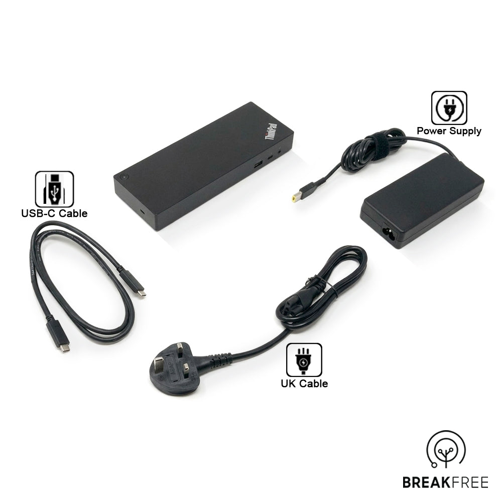 Lenovo 40AN0135UK Dock Thunderbolt 3 Gen 2 Docking Station