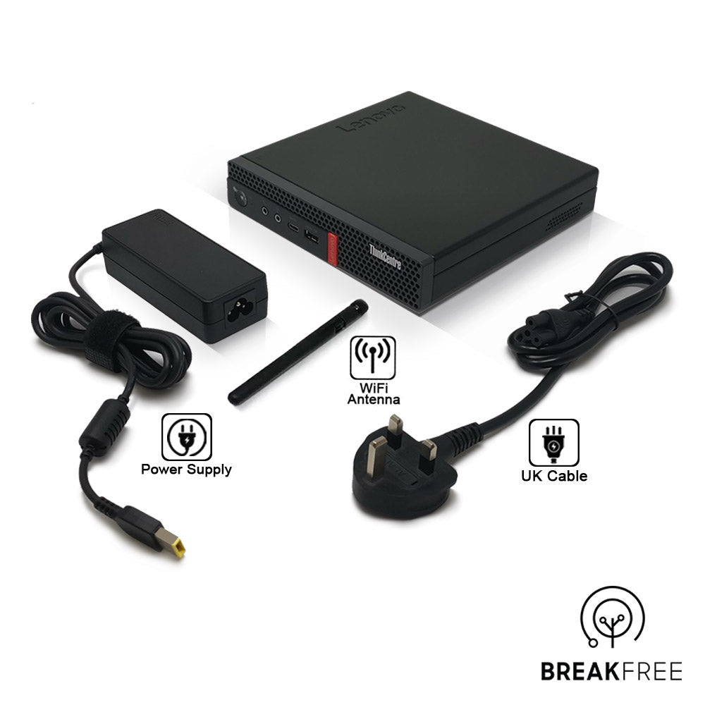 Lenovo ThinkCentre M920q Tiny PC i5 9500T 16GB RAM 256GB SSD WiFi Bluetooth 4K