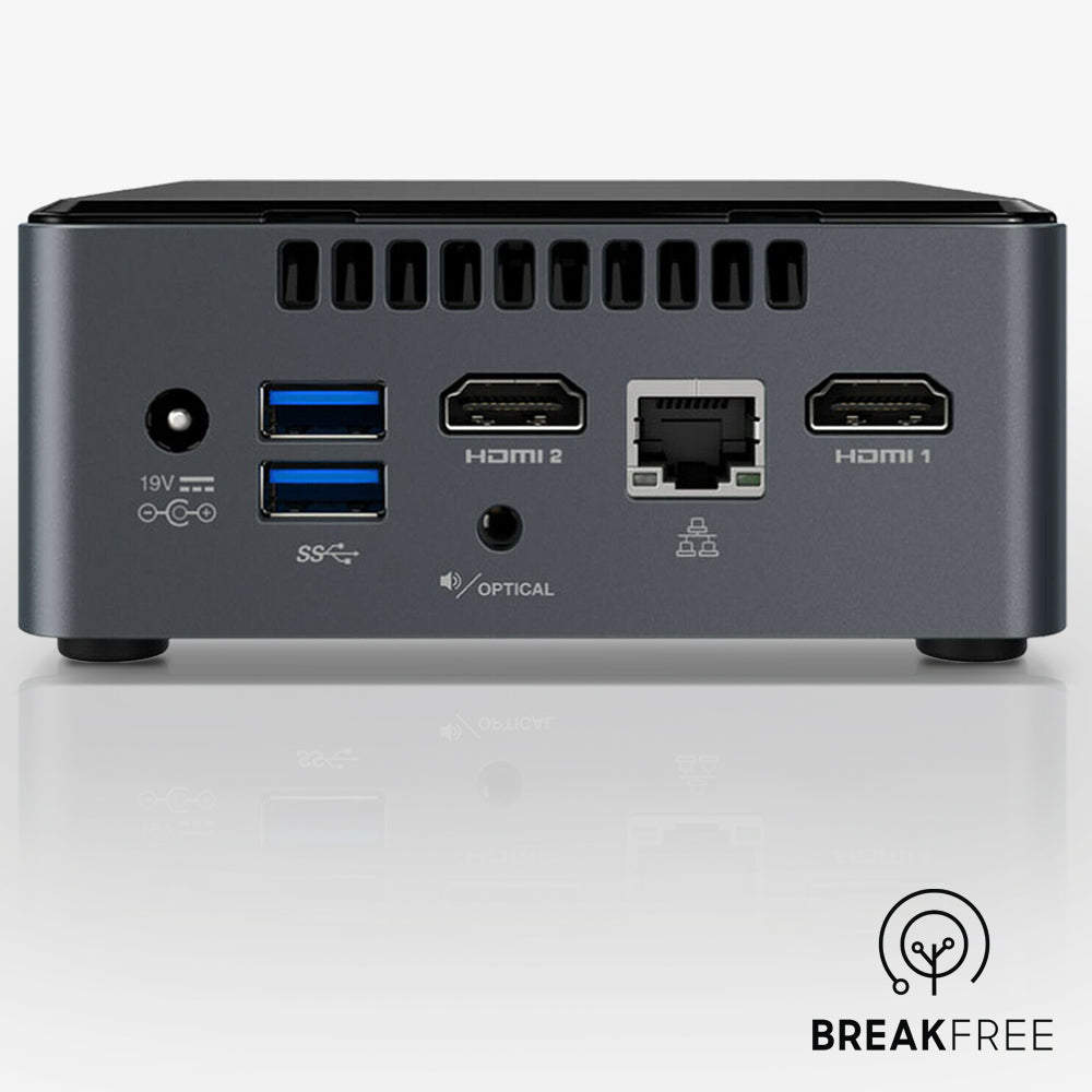 Intel NUC Kit NUC7CJYH PC i3 4025U 1.9GHz 8GB RAM 240GB SSD WiFi Bluetooth