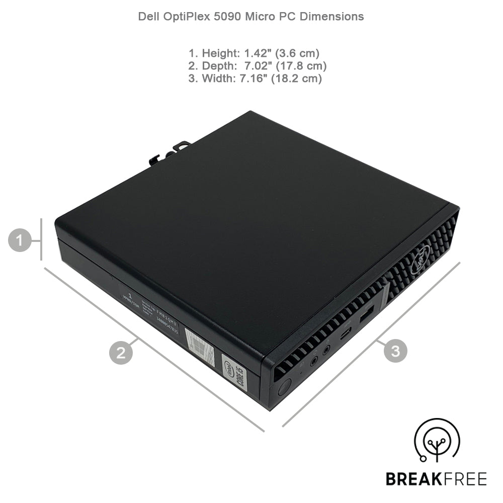 Dell OptiPlex 5090 Micro PC i5 i7 16GB RAM 256/512GB SSD WiFi Bluetooth