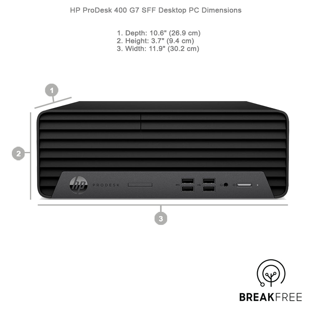 HP ProDesk 400 G7 SFF Desktop PC i5 10500 4.5GHz 16GB RAM 512GB SSD