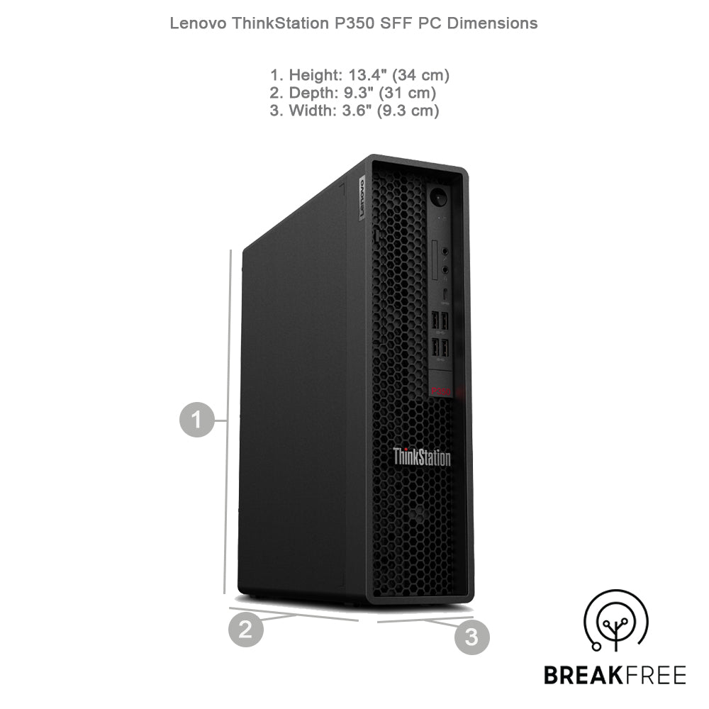 Lenovo ThinkStation P350 SFF PC i9 11900 5.2GHz 32GB RAM 500GB SSD