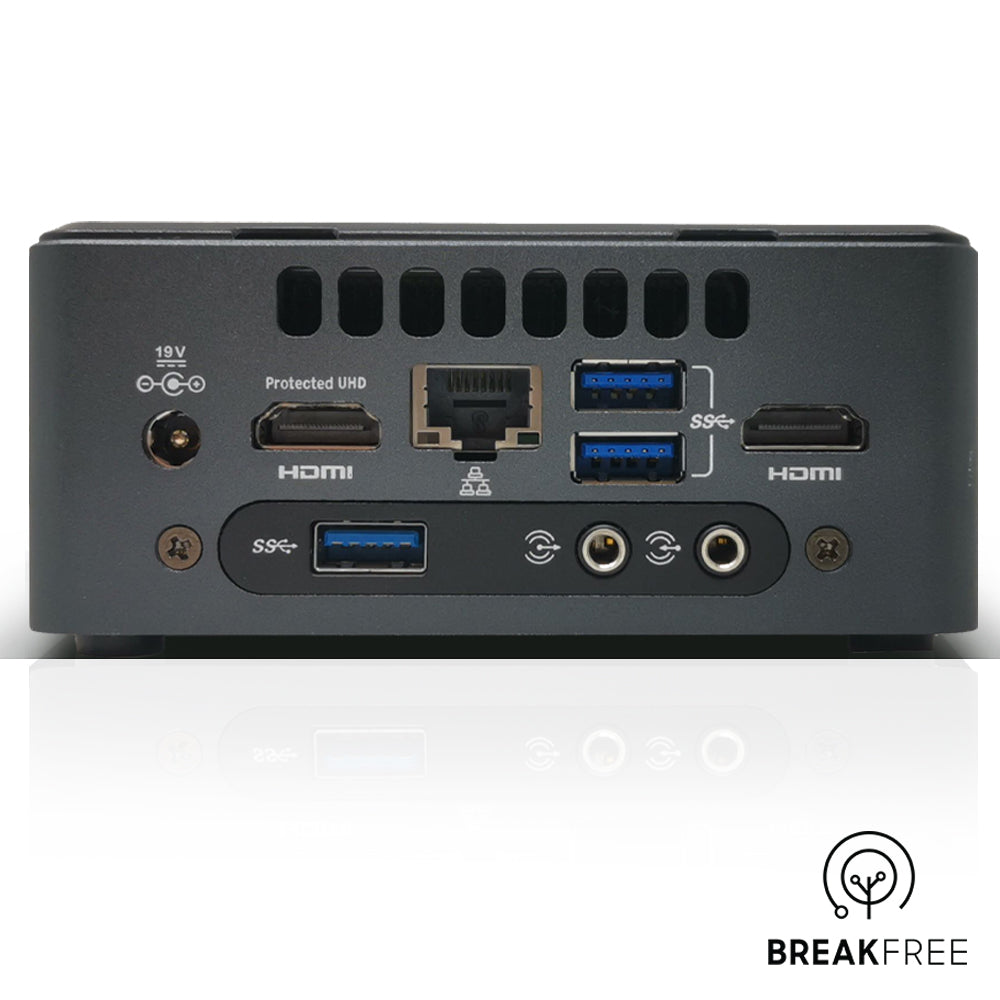Intel NUC7i3DNH NUC PC i3 7100U 8GB RAM 256GB SSD WiFi Add-on Audio Ports