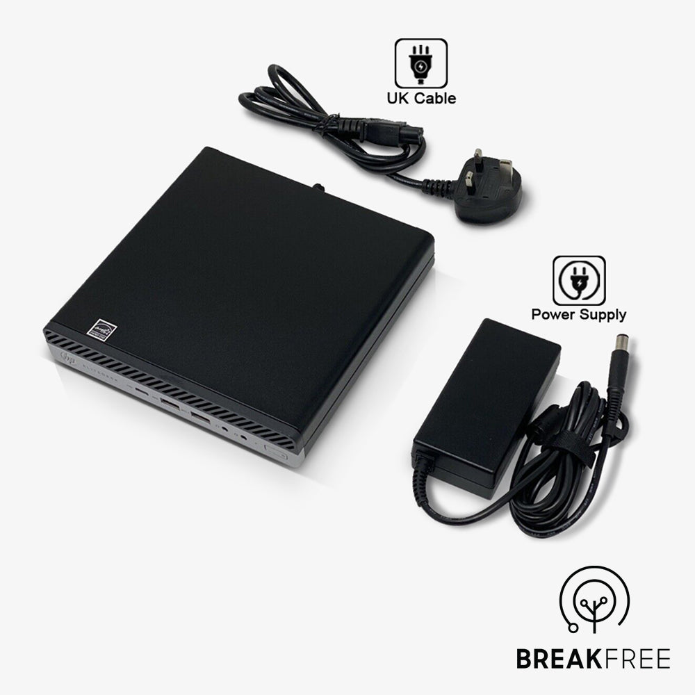 HP EliteDesk 705 G4 Mini PC A10-9700E 3.5GHz 16GB RAM 256GB SSD