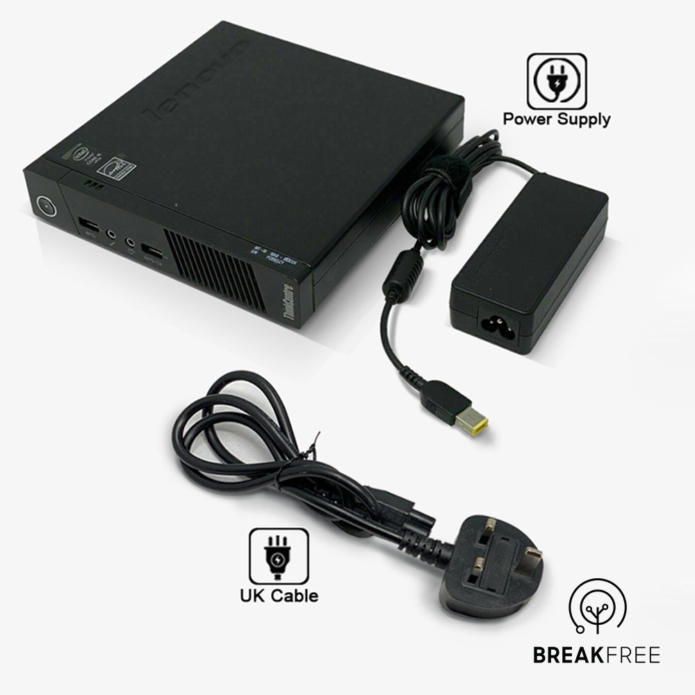 Lenovo ThinkCentre M73 Tiny PC G3250T 2.8GHz 8GB RAM 128GB SSD