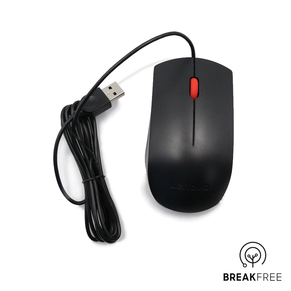 Lenovo Essential Wired PC Mouse USB 00PH133 4Y50R20863