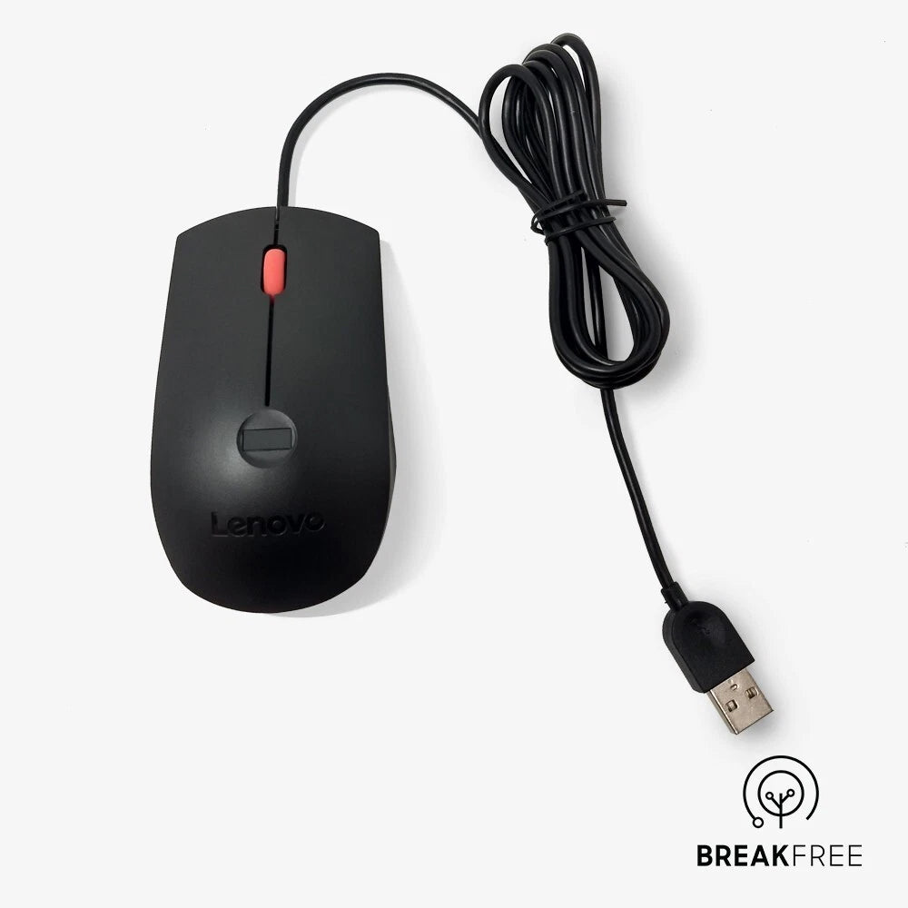 Lenovo 4Y50Q64661 Fingerprint Biometric USB Wired Mouse