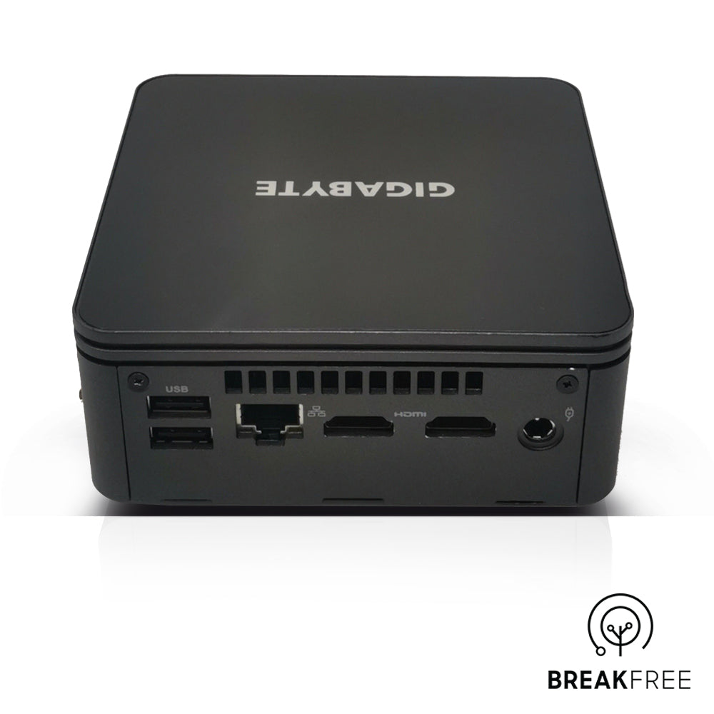 GIGABYTE Brix GB-BRi7H-10710 Mini PC i7 10710U 4.7GHz 16GB RAM 500GB SSD WiFi Bluetooth