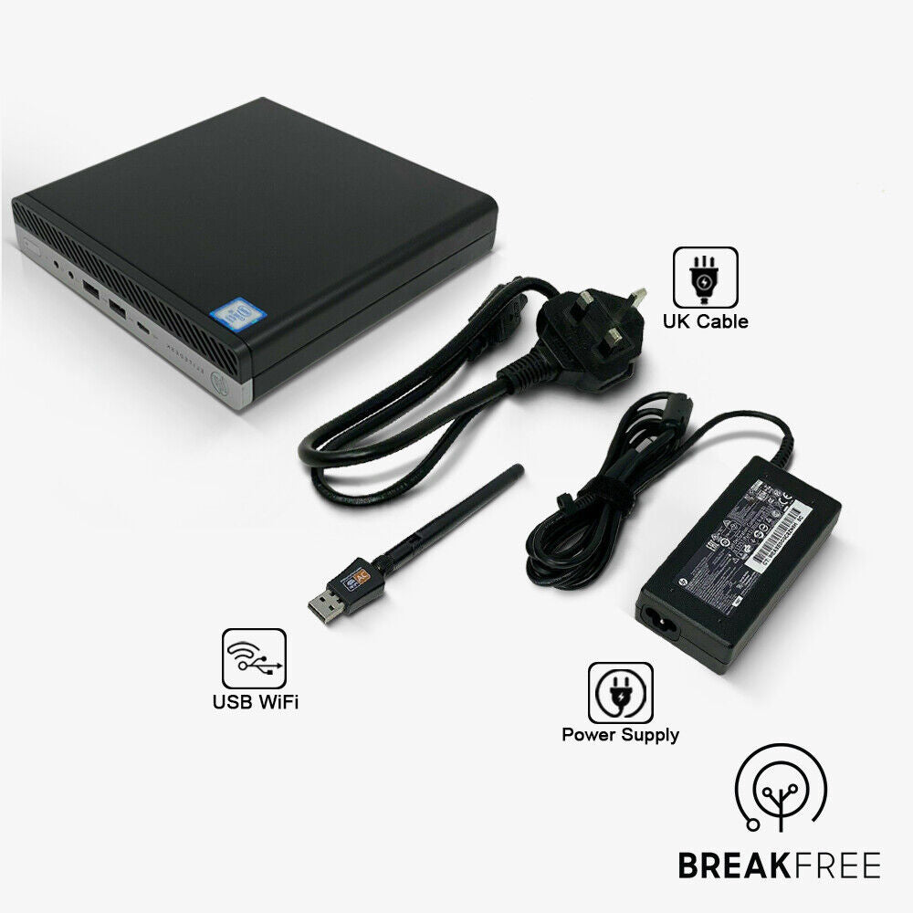 HP Elitedesk 800 G3 Mini PC i7 7700T 3.8GHz 16GB RAM 256GB SSD