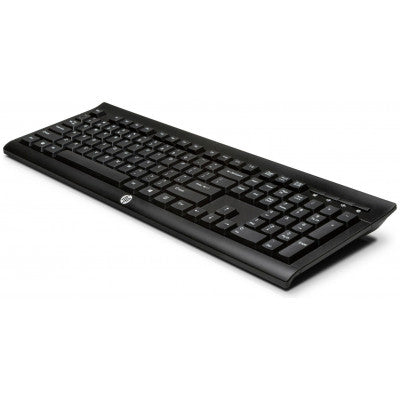 HP K2500 Black 2.4GHz Wireless Keyboard UK Layout E5E78AAABU