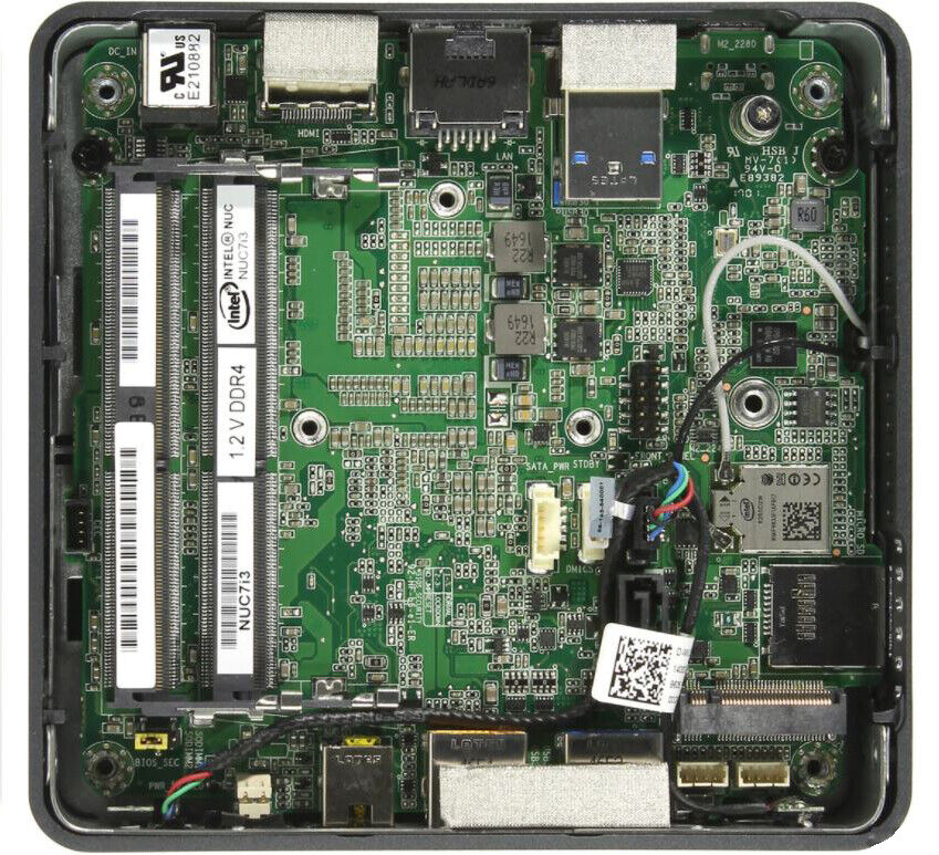 Intel NUC NUC7i3BNK Mini PC Wi-Fi Bluetooth