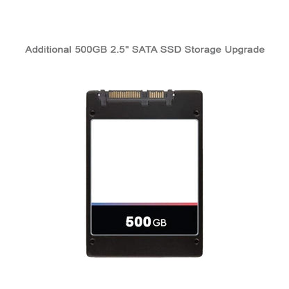Additional 500GB 2.5" SATA SSD Storage
