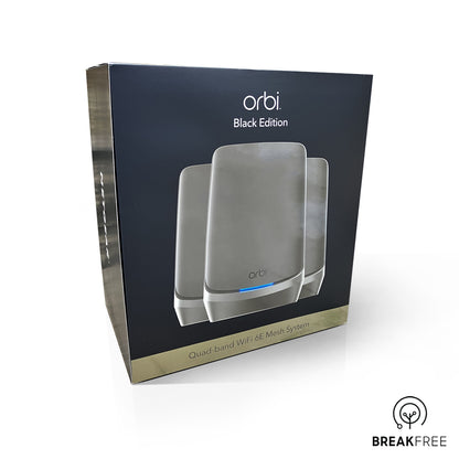 NETGEAR ORBI AXE11000 RBKE963B Quad-band Mesh WiFi 6E