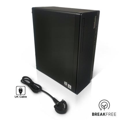 Lenovo ThinkCentre M70t Desktop PC i7 10700 4.8GHz 16GB RAM 256GB SSD 2TB HDD