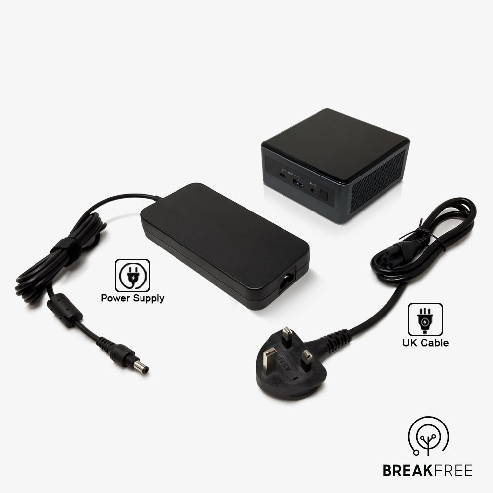 Intel NUC NUC10i7FNH Mini PC i7 10710U 16GB RAM 500GB SSD WiFi Bluetooth