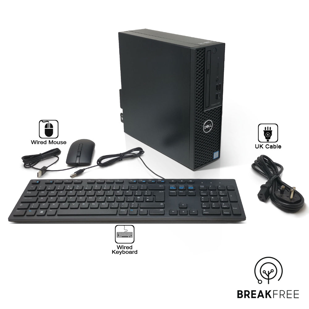 Dell Precision 3431 SFF PC i7 8700 16GB RAM 1TB HDD Nvidia P1000 4GB