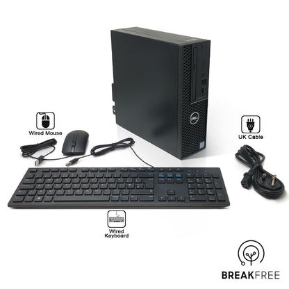 Dell Precision 3431 SFF PC i7 8700 16GB RAM 1TB HDD Nvidia P1000 4GB