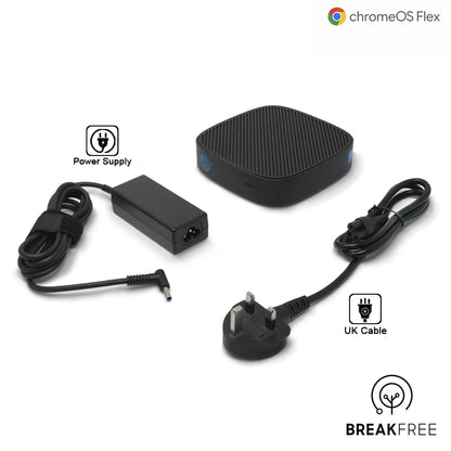 HP T430 Mini PC ChromeOS Flex N4000 4GB RAM 32GB eMMC WiFi BT
