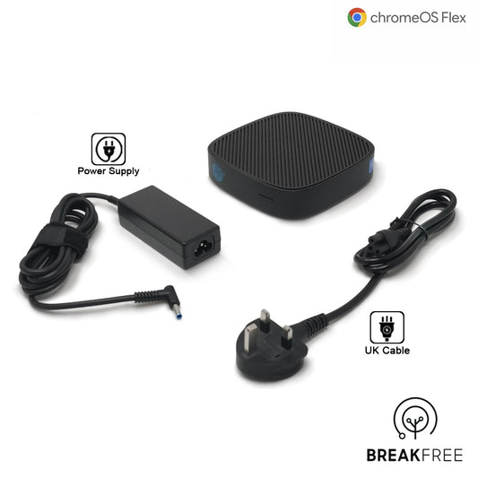 HP T430 Mini PC ChromeOS Flex N4000 4GB RAM 32GB eMMC WiFi BT