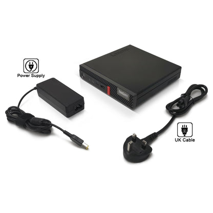 Lenovo ThinkCentre M720q Tiny PC i7 8700T 4GHz 32GB RAM 500GB SSD HDMI DP