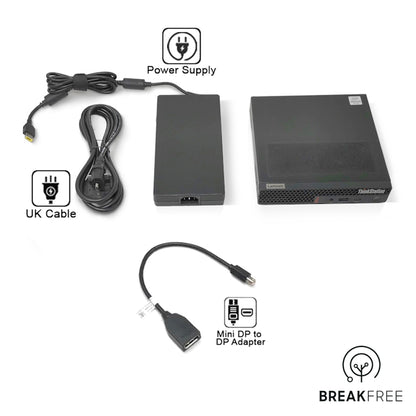 Lenovo ThinkStation P340 Tiny PC i5 10400T 16GB RAM 256GB SSD Nvidia GPU WiFi