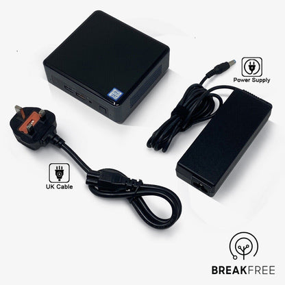 Intel NUC NUC8i3BEK PC i3 8109U 3.6GHz 8GB RAM 256GB SSD WiFi Bluetooth