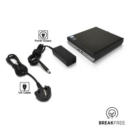 HP EliteDesk 800 G4 Mini PC i7 8700T 4GHz 16GB RAM 500GB SSD WiFi Bluetooth