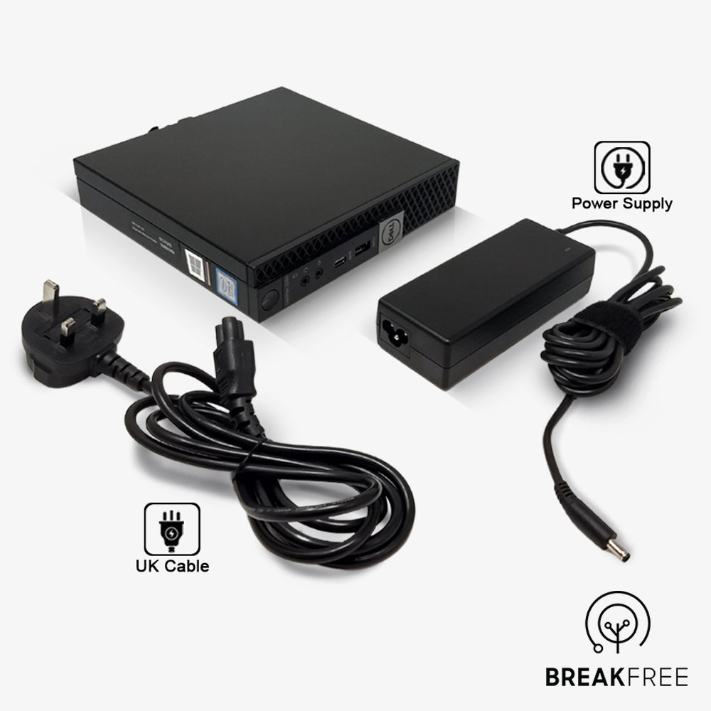 Dell OptiPlex 5060 Micro PC i5 8500T 3.5GHz 16GB RAM 256GB SSD 4K