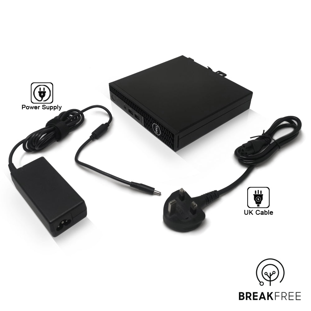 Dell OptiPlex 3000 Micro PC i3 12300T 4.2GHz 16GB RAM 256GB SSD WiFi Bluetooth