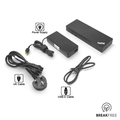 Lenovo ThinkPad 40AC0135UK Dock Thunderbolt 3 USB-C DBB9003L1 Docking Station