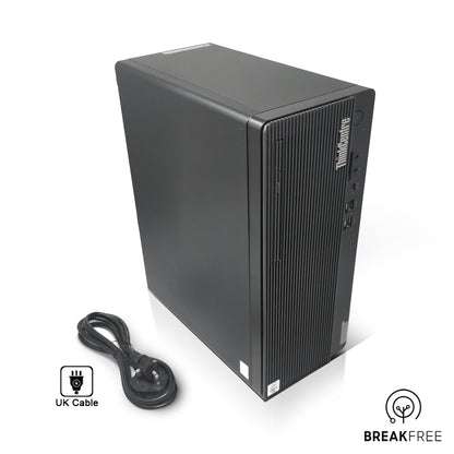 Lenovo ThinkCentre M80t Tower PC i5 10500 4.5GHz 16GB RAM 256GB SSD