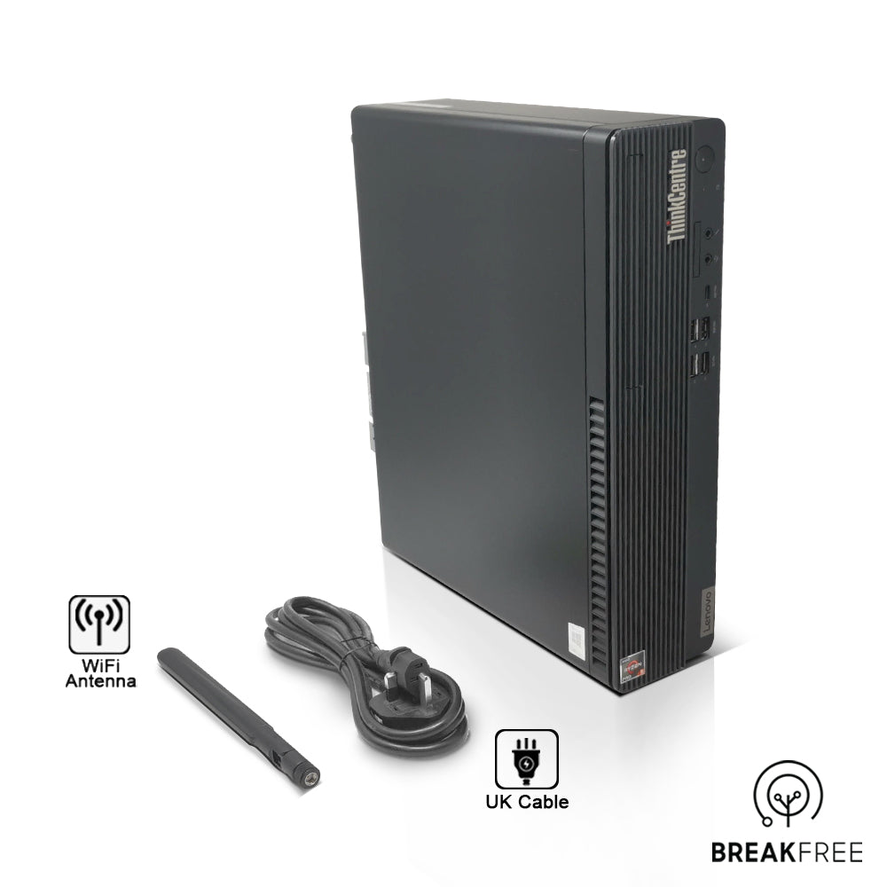 Lenovo ThinkCentre M75s Gen2 SFF PC 4650G 4.2GHz 16GB RAM 256GB SSD 500GB HDD WiFi Bluetooth