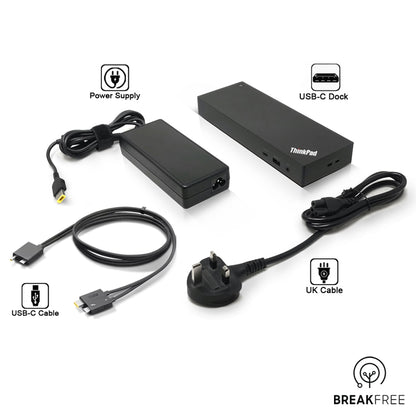 Lenovo 40B00300UK ThinkPad Thunderbolt 4 USB-C Workstation Dock Docking Station