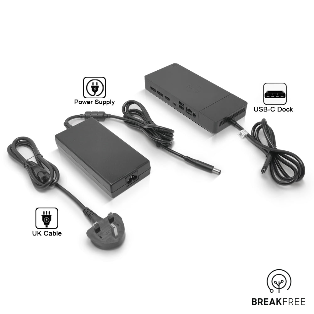 Dell WD19s USB-C Dock Universal Docking Station with 130W PSU