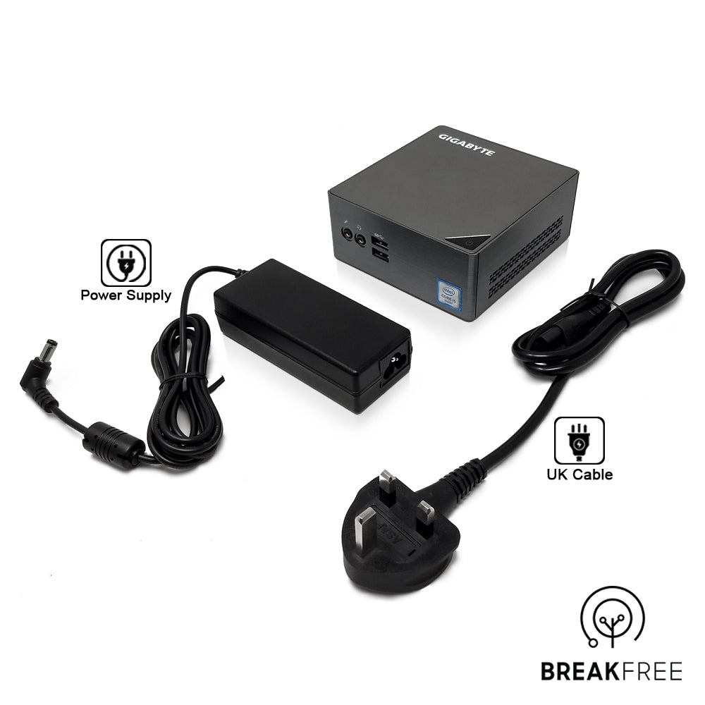 Gigabyte Brix GB-BSi5H-6200 NUC i5 6200U 2.8GHz 16GB RAM 256GB SSD WiFi Bluetooth