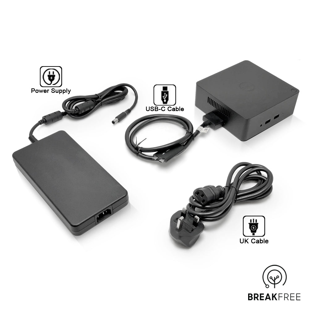 Dell Precision TB18DC Dual USB-C Thunderbolt Dock Docking Station