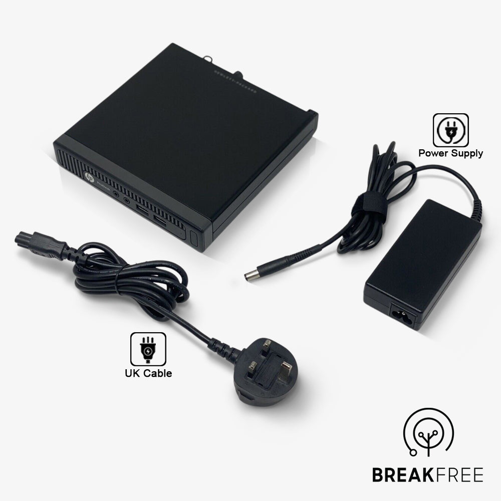 HP ProDesk 600 G1 Mini PC i5 4570T 3.6GHz 16GB RAM 256GB SSD WiFi Bluetooth