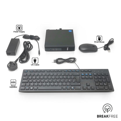 Dell Pro Micro QCM1250 i5 14500T 16GB RAM 512GB SSD WiFi DP HDMI