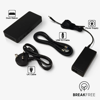 Dell D3100 Universal USB 3.0 Docking Station 4K
