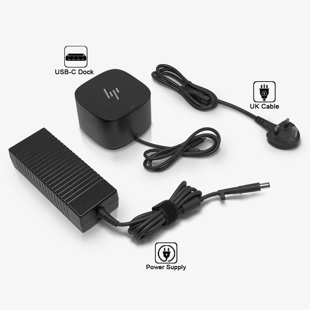 HP HSN-IX01 G2 Docking Station USB-C Thunderbolt 135W Dock L15813-002