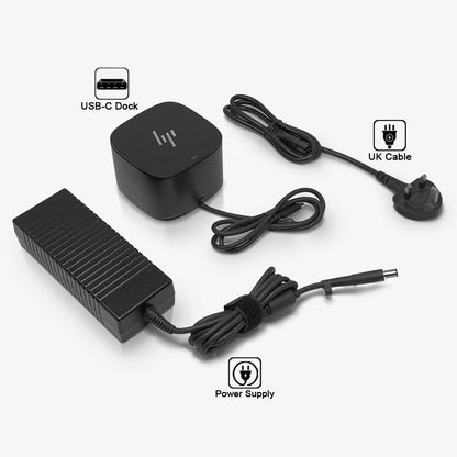 HP HSN-IX01 G2 Docking Station USB-C Thunderbolt 135W Dock L15813-002