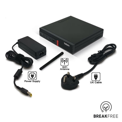 Lenovo ThinkCentre M920q Tiny PC i5 8400T 3.3GHz 16GB RAM 256GB SSD 4K WiFi Bluetooth